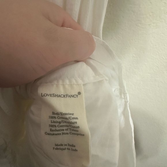 NWT LoveShackFancy Brin Cotton Dress Size Small - Picture 9 of 10